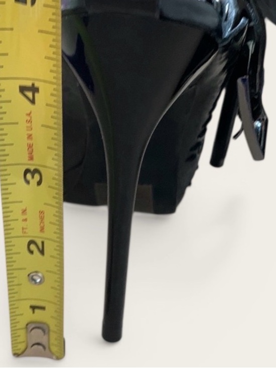 Jimmy Choo Black Studded Leather Stiletto Sandals - Picture 6 of 6